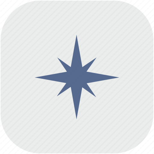 Compass, navigation, rounded, square, way icon - Download on Iconfinder