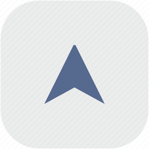 Drive, pointer, rounded, square, way icon - Download on Iconfinder