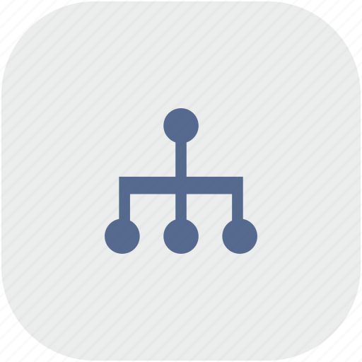 Map, rounded, sitemap, square, structure icon - Download on Iconfinder