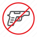attention, forbidden, gun, no, prohibited, sign, zone 