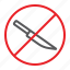 forbidden, knife, no, prohibited, sharp, sign, zone 