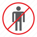 attention, forbidden, no, people, prohibited, sign, zone 