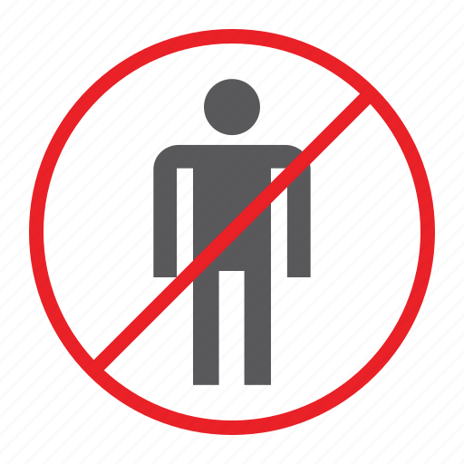 Attention, forbidden, no, people, prohibited, sign, zone icon - Download on Iconfinder