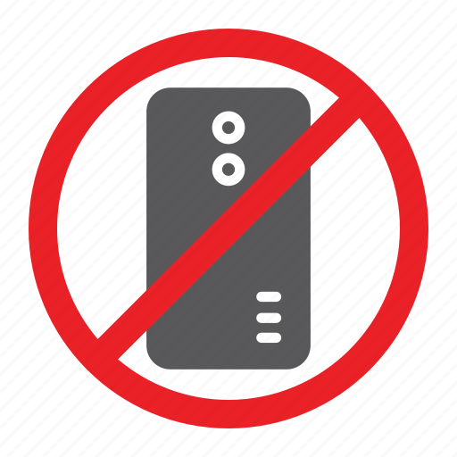 Attention, forbidden, no, prohibited, sign, smartphone, zone icon - Download on Iconfinder