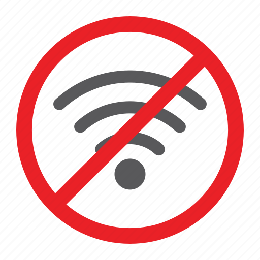 Forbidden, internet, no, prohibited, sign, wifi, zone icon - Download on Iconfinder