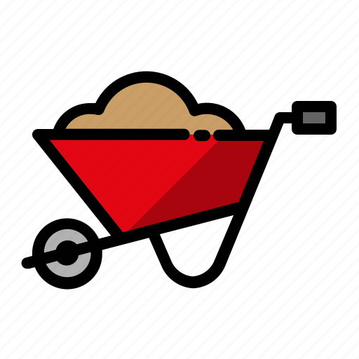 Cart, construction, construction cart, project, wheelbarrow icon - Download on Iconfinder