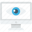 eye, monitor, monitoring, preview, seo