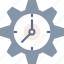 business organization, gear clock, mechanism emblem, production, work schedule 