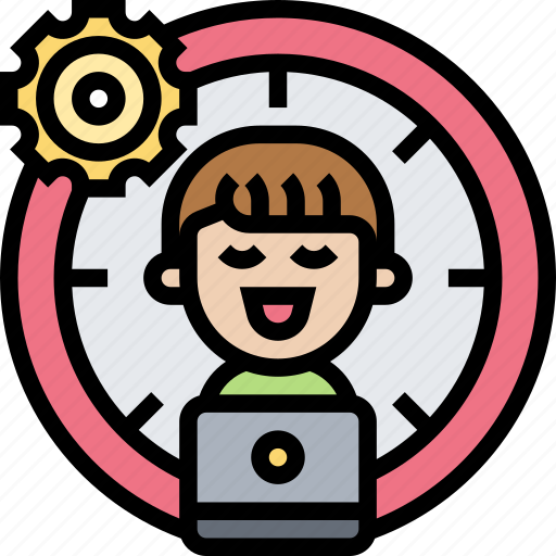 Working, hour, office, time, employee icon - Download on Iconfinder