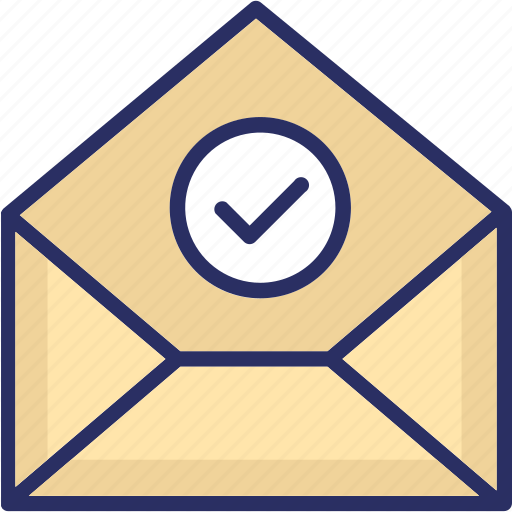 Approved message, email, inbox, letter, mail icon - Download on Iconfinder