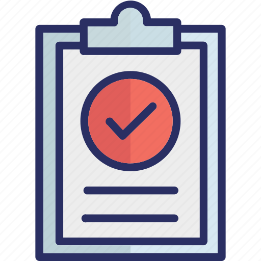Tick on sheet, approved, action plan, agenda, checklist icon - Download on Iconfinder