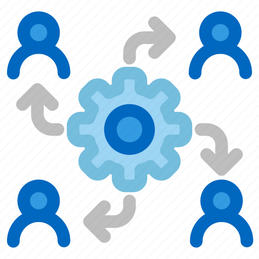 Teamwork, workflow, project management, process, group icon - Download on Iconfinder
