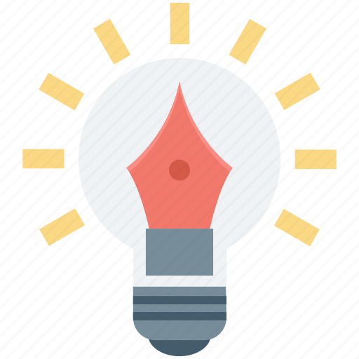 Artwork, bulb, creativity, idea, pen icon - Download on Iconfinder