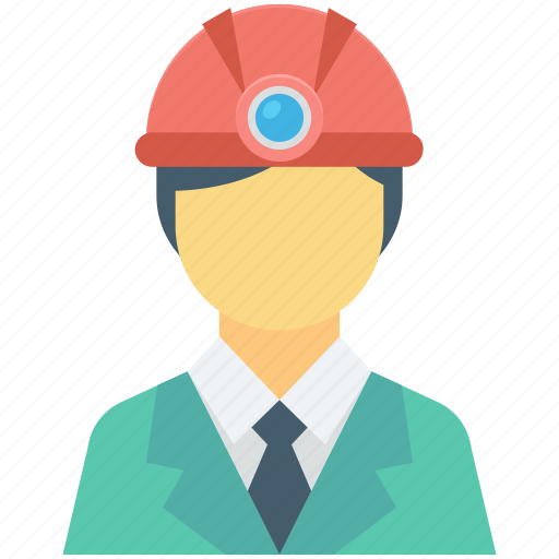 Architect, miner, miner avatar, occupation, profession icon - Download on Iconfinder