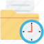 clock, file folder, folder, schedule, timetable 