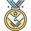 award, badge, medal, trophy 