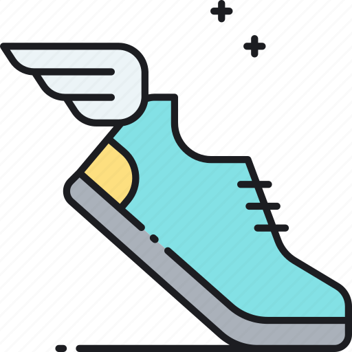 Footwear, shoes, sneakers, sprint icon - Download on Iconfinder