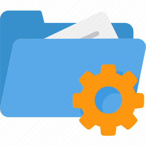 .svg, data, file, folder, gear, project management, settings icon - Download on Iconfinder