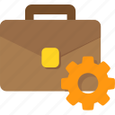 .svg, briefcase, business, gear, office, project management, suitcase