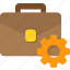.svg, briefcase, business, gear, office, project management, suitcase 