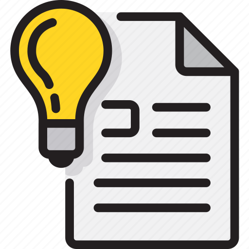 .svg, document, file, idea, light bulb, project management, solution icon - Download on Iconfinder