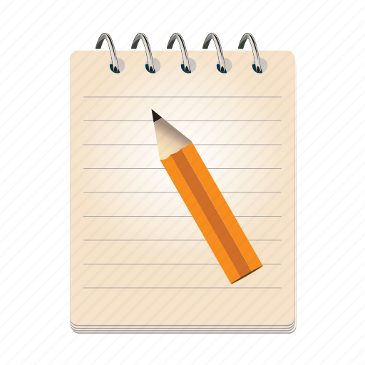 Paper, pen, note, page, pencil, text icon - Download on Iconfinder