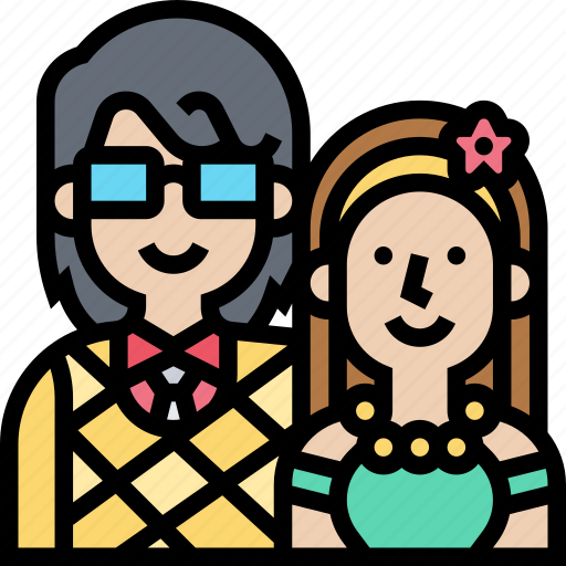 Senior, couple, dates, friends, party icon - Download on Iconfinder