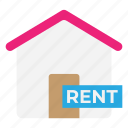rent, house, apartment, construction