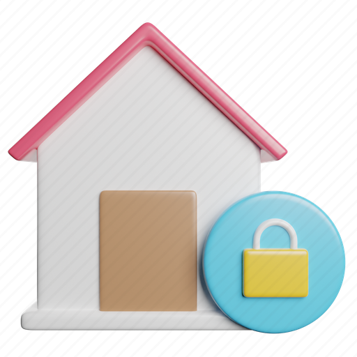 Secure, house, key, lock, password, safety, security icon - Download on Iconfinder