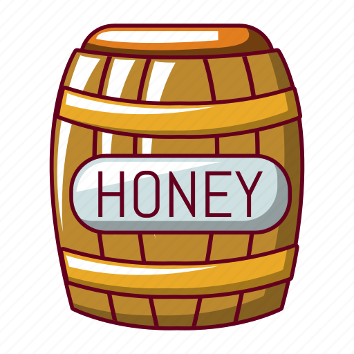 Barrel, cartoon, cask, honey, keg, wood, wooden icon - Download on Iconfinder