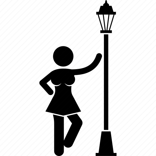 Lamp, lamppost, prostitution, street icon - Download on Iconfinder