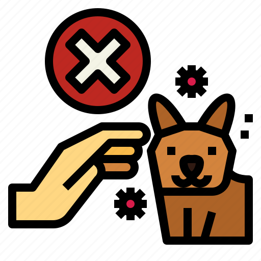 Animal, corona, covid, hand, pet, touch, virus icon - Download on Iconfinder