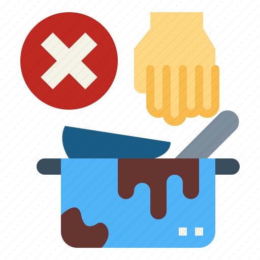 Dirty, do, hand, kitchenware, not, touch icon - Download on Iconfinder