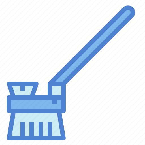Brush, chore, cleaning, housework, toilet icon - Download on Iconfinder