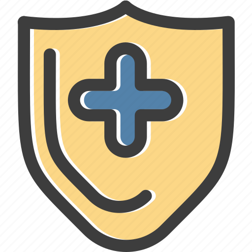 Add, plus, protection, security, shield icon - Download on Iconfinder
