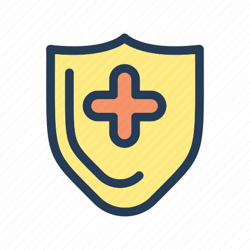Add, plus, protection, security, shield icon - Download on Iconfinder