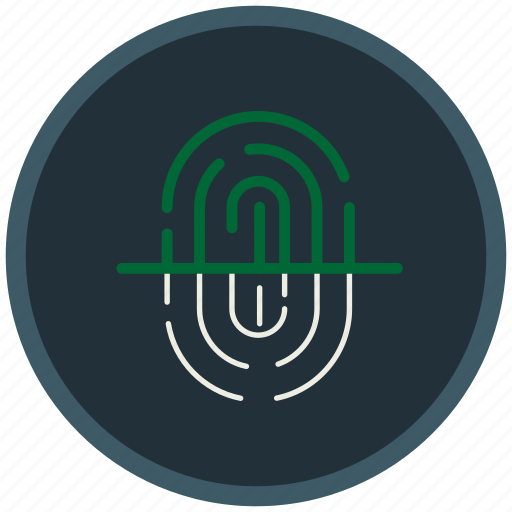 Finger, fingerprint, indentification, mark, protection, scanning icon - Download on Iconfinder