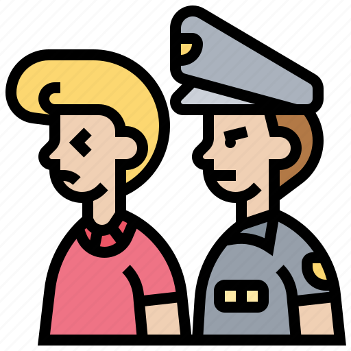 Arrested, criminal, handcuff, police, punishment icon - Download on Iconfinder