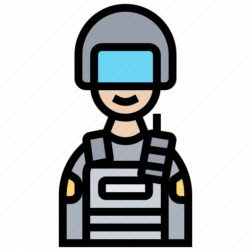 Cop, officer, police, protection, security icon - Download on Iconfinder