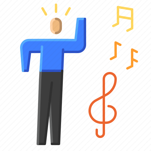 Protest, song, man, sing icon - Download on Iconfinder