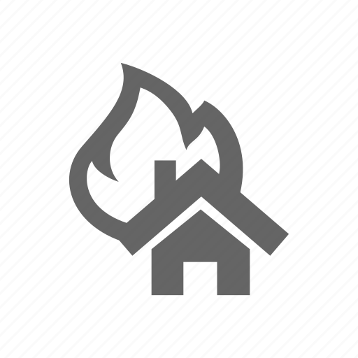 Fire, house icon - Download on Iconfinder on Iconfinder