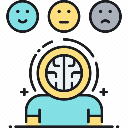 Emotional health, emotions, mental health, psychology, psychopathology, study icon - Download on Iconfinder