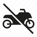ban, bike, motorcycle, no motorbike, prohibited, transportation