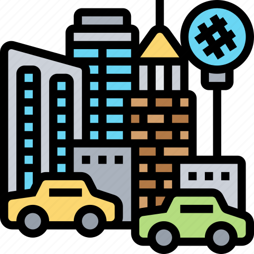 Urban, space, city, downtown, public icon - Download on Iconfinder