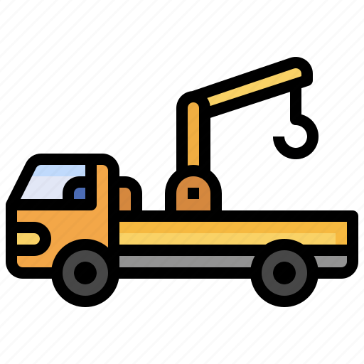 Breakdown, car, crane, tow, transportation, truck icon - Download on Iconfinder
