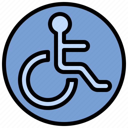Disability, disabled, handicap, sign, signaling, wheelchair icon - Download on Iconfinder