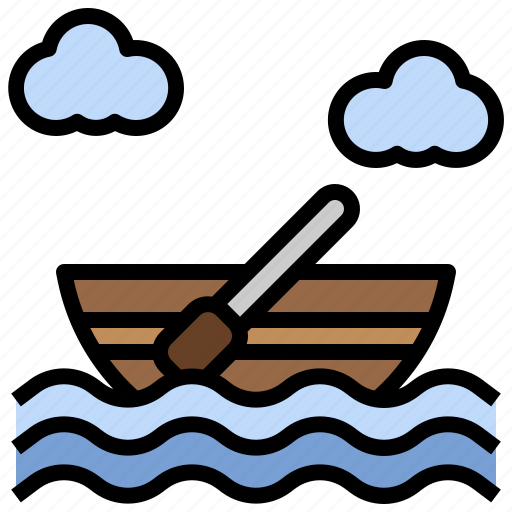 Boat, boating, canoe, city, rowboat, rowing, transportation icon - Download on Iconfinder