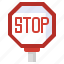circulation, sign, signaling, stop, stopping, traffic 