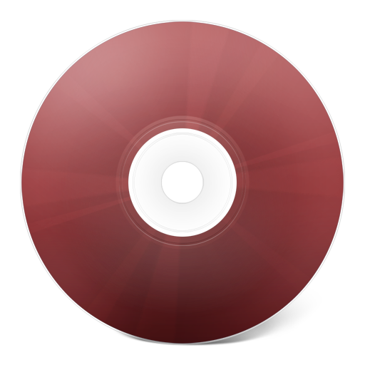 Cd, rouge icon - Free download on Iconfinder