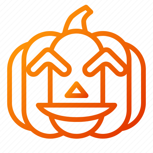 Emoji, emoticon, fun, halloween, lantern, pumpkin, spooky icon - Download on Iconfinder